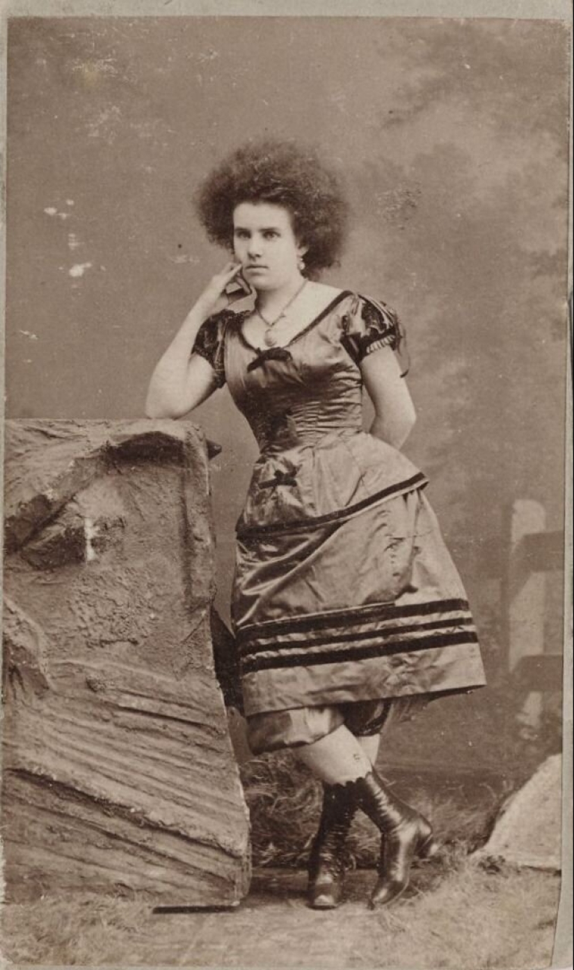 The world's most beautiful women, fake Circassian, who performed in circuses of the 19th century