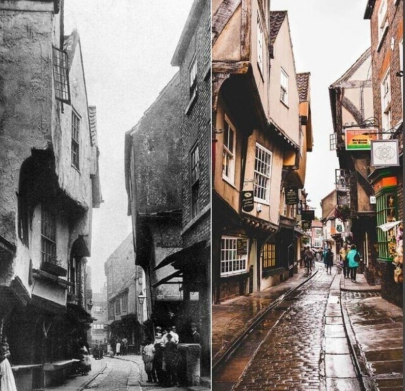 Then and now: 30 interesting photos that show the passage of time