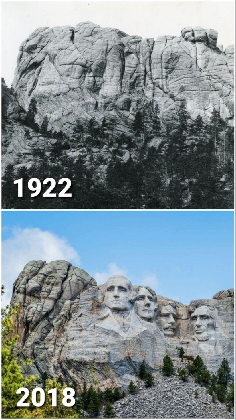 Then and now: 30 interesting photos that show the passage of time