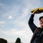 There is a hunt for carrots, or Gardeners with their glorious trophies There is a hunt for carrots, or Gardeners with their glorious trophies