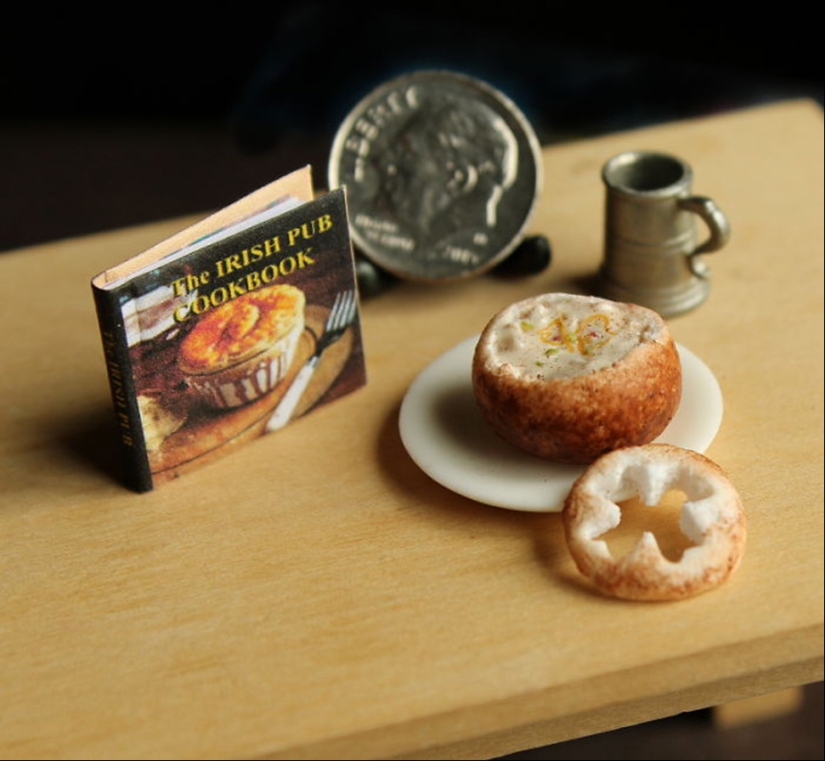 These Mini clay sculptures Look So much like real food that It Makes Your Mouth Water