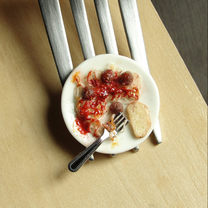 These Mini clay sculptures Look So much like real food that It Makes Your Mouth Water