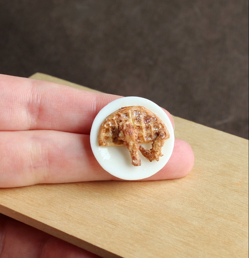 These Mini clay sculptures Look So much like real food that It Makes Your Mouth Water
