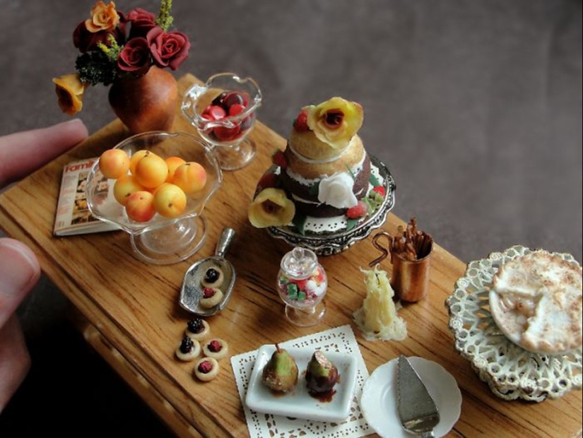 These Mini clay sculptures Look So much like real food that It Makes Your Mouth Water