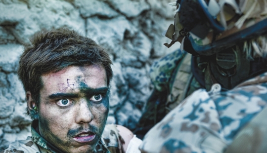 They look, but they don't see: the faces of soldiers who have gone through hell