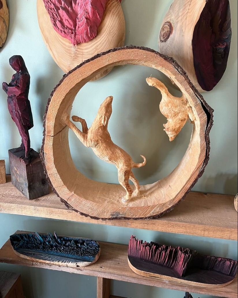 This Artist Uses A Chainsaw To Create Unbelievably Detailed Sculptures