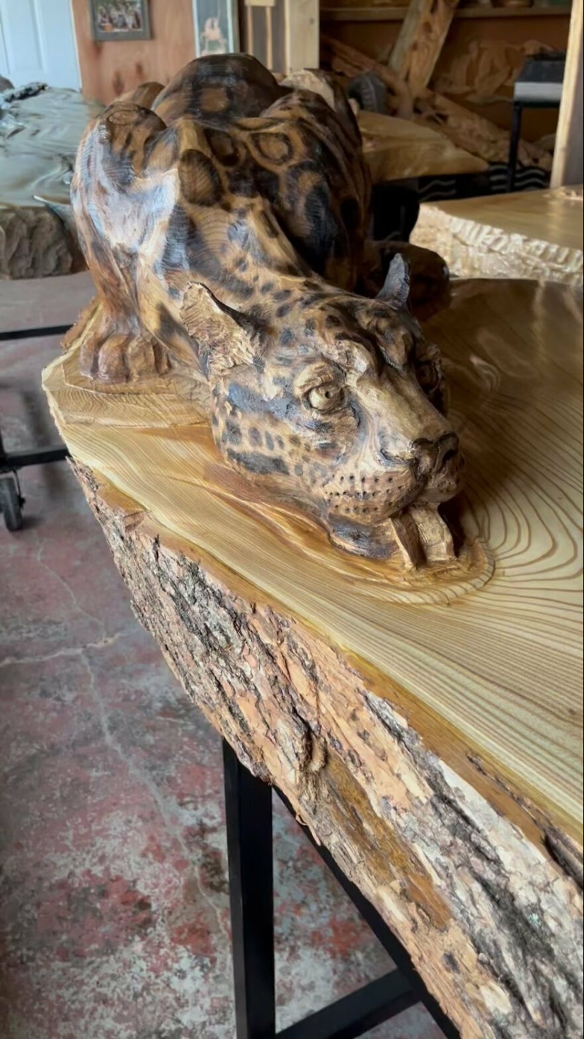 This Artist Uses A Chainsaw To Create Unbelievably Detailed Sculptures