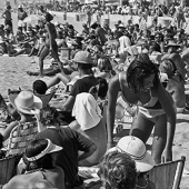 Tired of the sun: a hot summer day in 1970 at the famous Mission Beach Tired of the sun: a hot summer day in 1970 at the famous Mission Beach