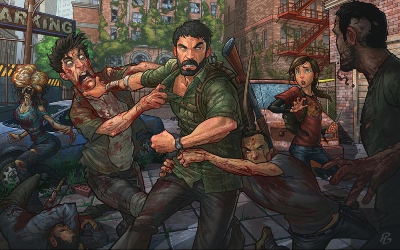 Toda nuestra vida... GTA: ilustraciones fantásticas de Patrick Brown