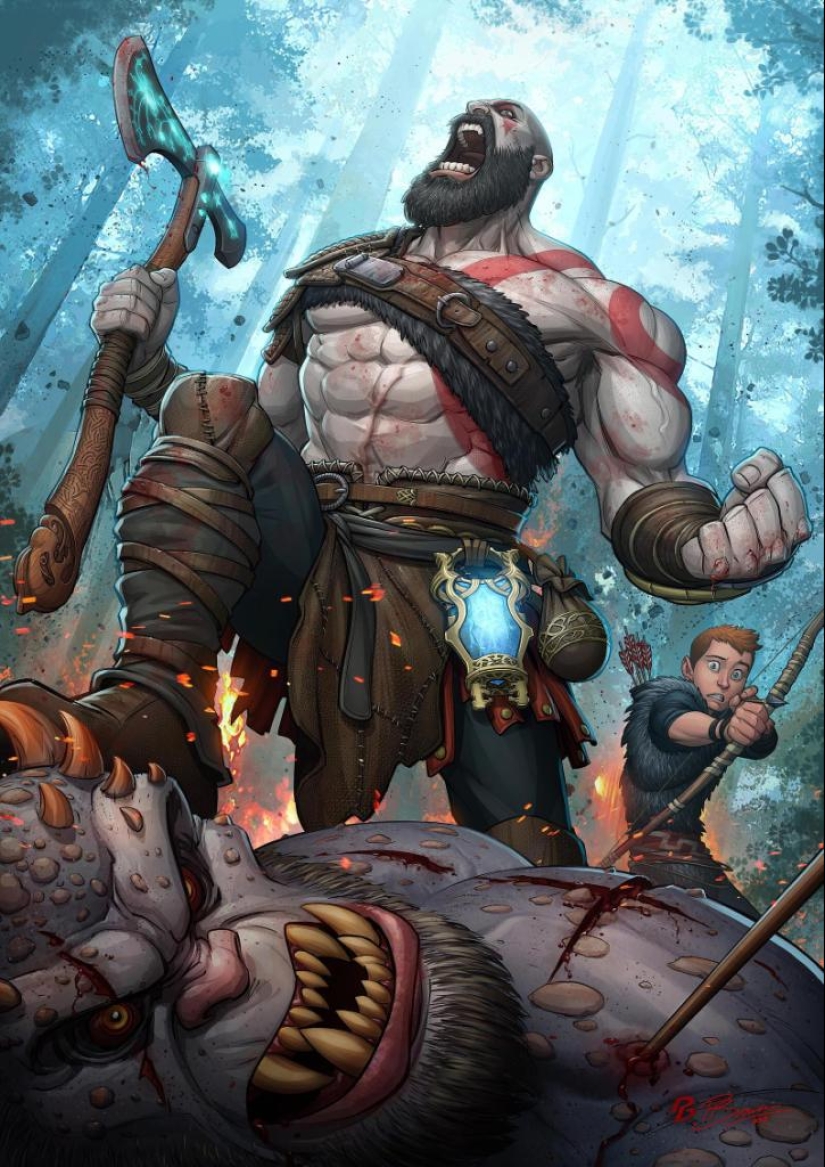 Toda nuestra vida... GTA: ilustraciones fantásticas de Patrick Brown