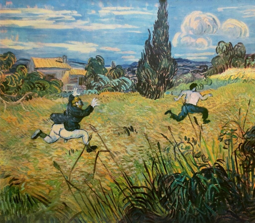 Tonterías graciosas en los cuadros del artista, escritor y matón Rudi Hurzlmayer