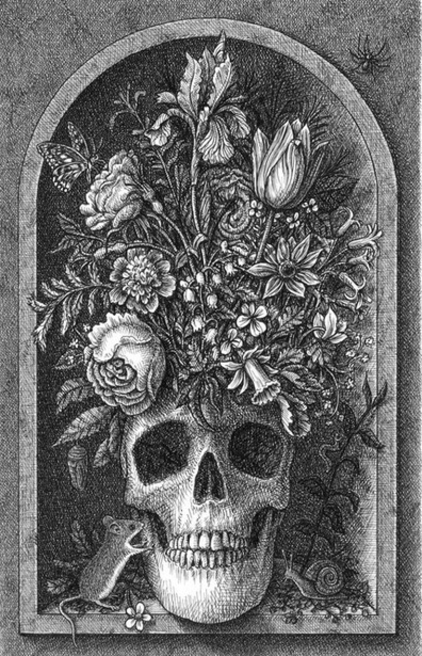 Toques de la muerte: El ilustrador Landis Blair y su arte de Crepúsculo