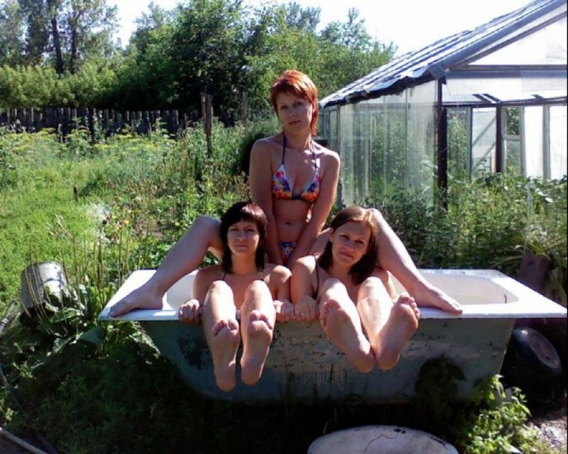 Trash in the fresh air: the Russian village is more alive than all the living