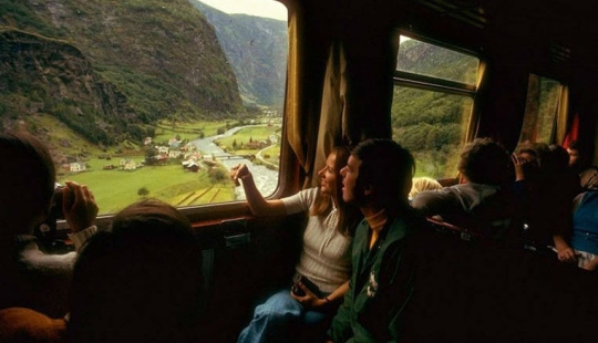Traveling through Europe in 1970 by train