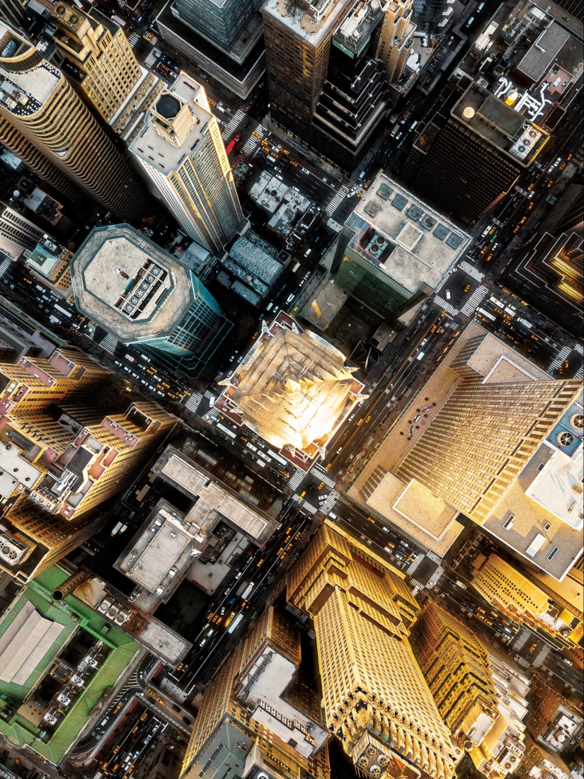 Un fotógrafo autodidacta toma fotos de Nueva York desde un ángulo tal que sus fotos hacen girar la cabeza