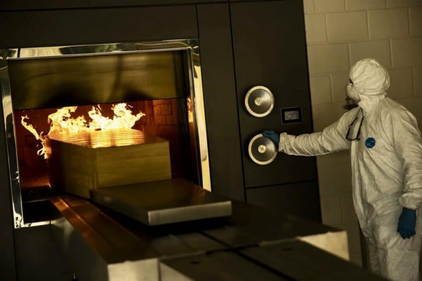 Un funeral marciano, o cómo se verán los cementerios en el Planeta Rojo