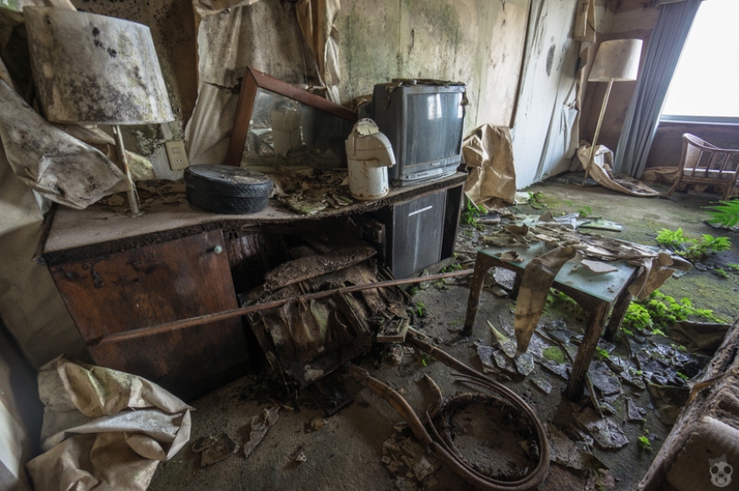 Un hotel abandonado en Japón