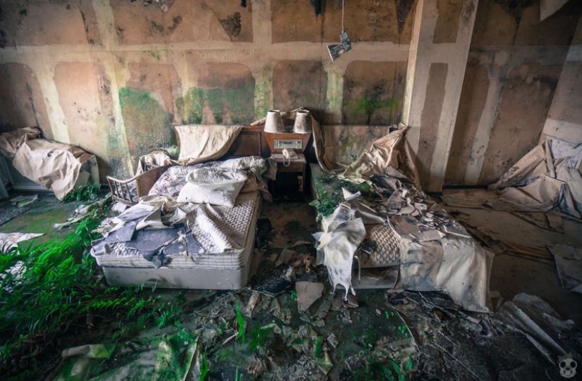 Un hotel abandonado en Japón