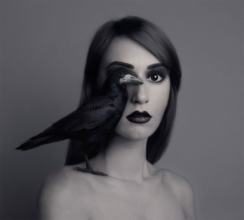 Una chica de Hungría mostró su naturaleza animal
