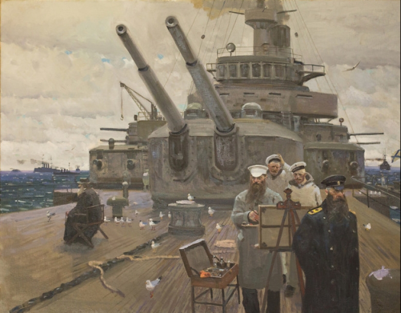 Una gran historia de Rusia en la atmósfera pinturas de Pablo rizhenko