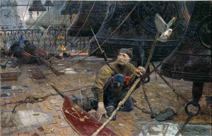 Una gran historia de Rusia en la atmósfera pinturas de Pablo rizhenko