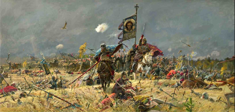 Una gran historia de Rusia en la atmósfera pinturas de Pablo rizhenko