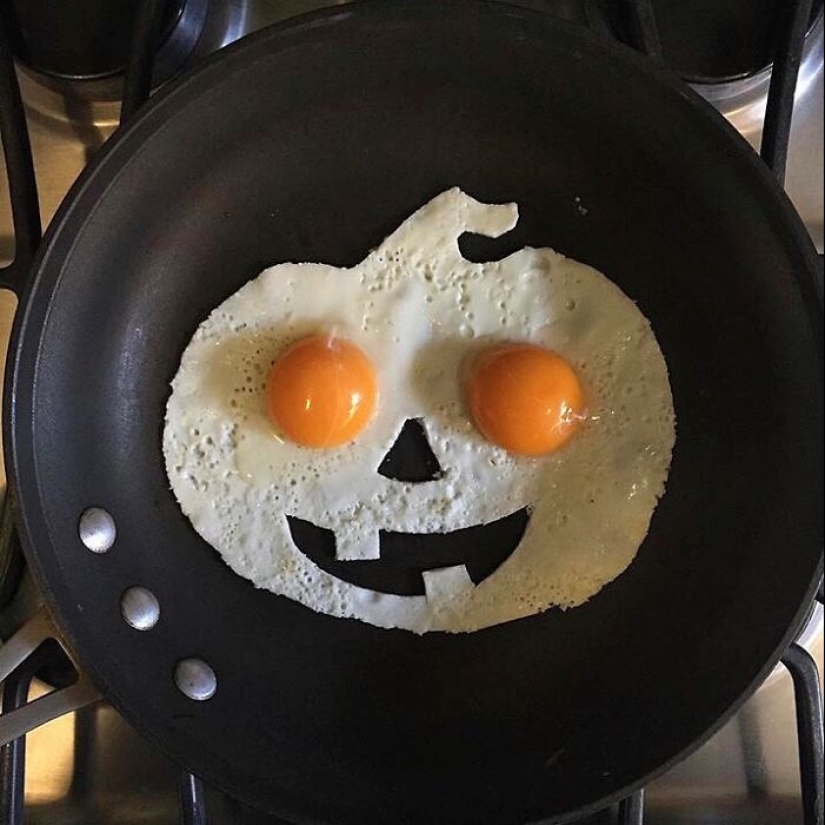 Una mujer mexicana crea obras de arte a partir de huevos fritos banales Una mujer mexicana crea obras de arte a partir de huevos fritos banales