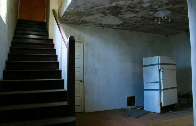 Una vez que un lujo, ahora abandonado la casa de las estrellas