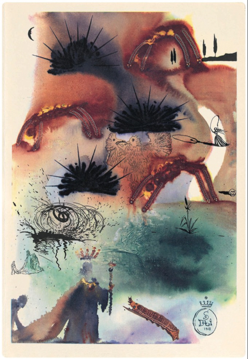 Unknown illustrations by Salvador Dali for "Alice's Adventures in Wonderland" Unknown illustrations by Salvador Dali for "Alice's Adventures in Wonderland"
