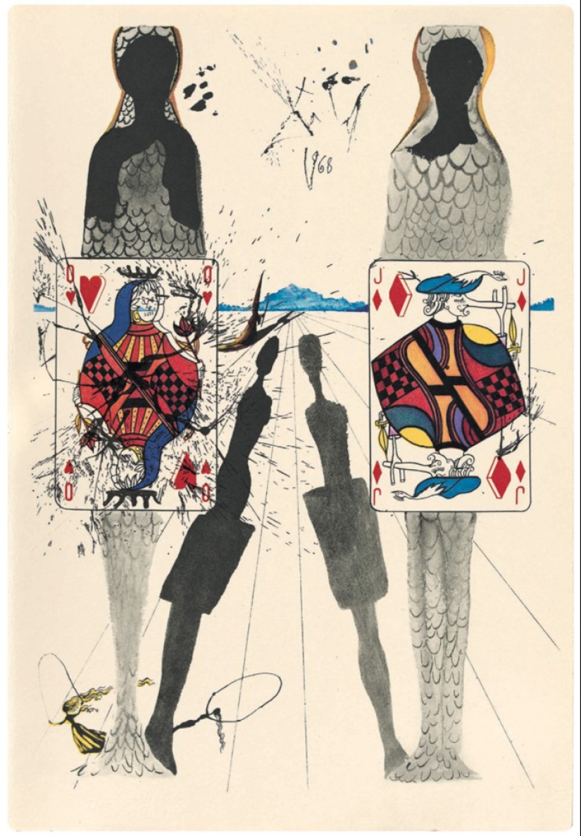 Unknown illustrations by Salvador Dali for "Alice's Adventures in Wonderland" Unknown illustrations by Salvador Dali for "Alice's Adventures in Wonderland"