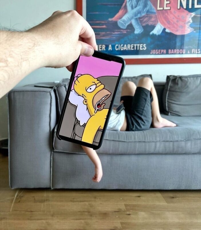 Unusual in the ordinary: 30 funny photo collages made with a smartphone