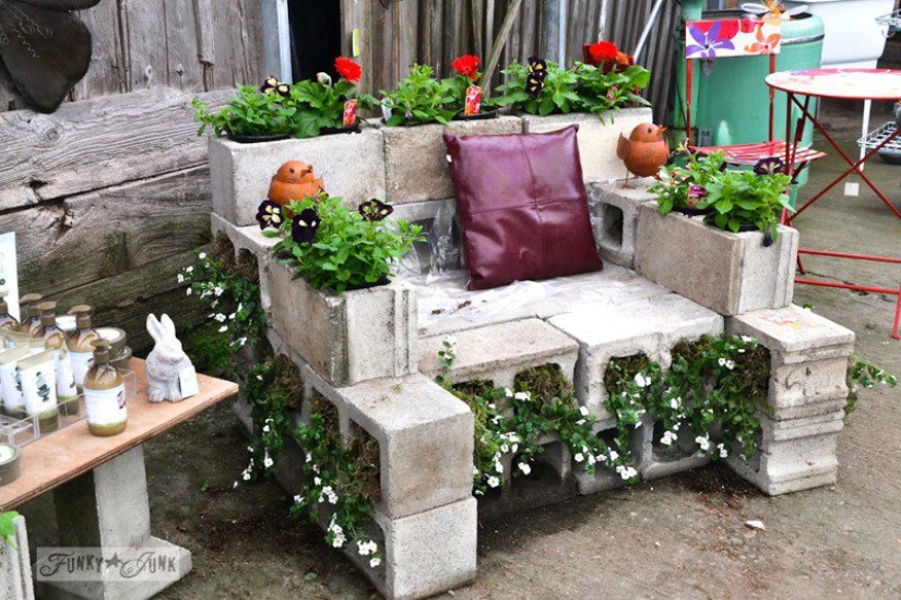 ¿Vamos a poner ladrillos? 20 ideas de muebles de bloques de cemento ¿Vamos a poner ladrillos? 20 ideas de muebles de bloques de cemento