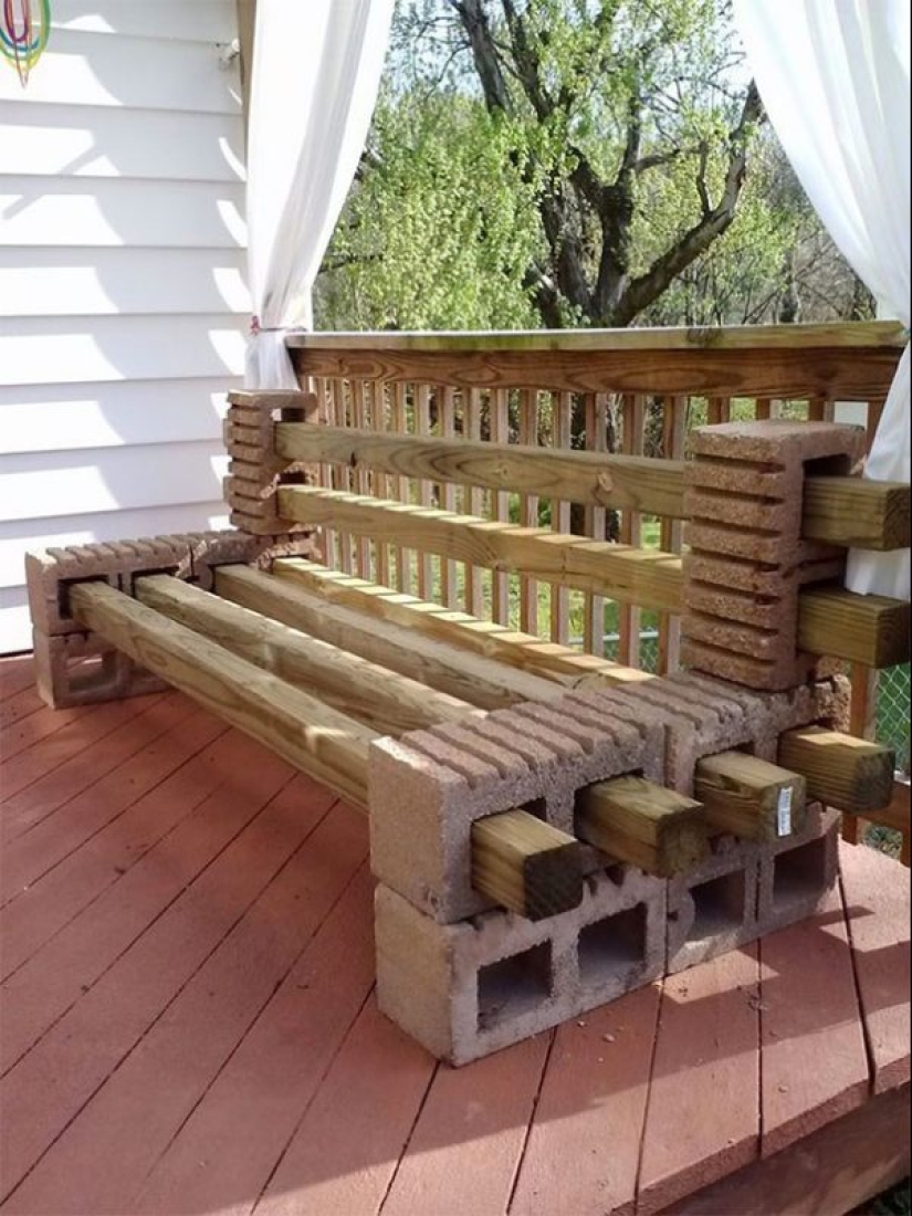¿Vamos a poner ladrillos? 20 ideas de muebles de bloques de cemento ¿Vamos a poner ladrillos? 20 ideas de muebles de bloques de cemento