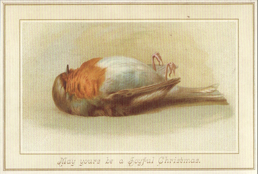 Victorian Christmas cards that will make you doubt the good intentions of the sender