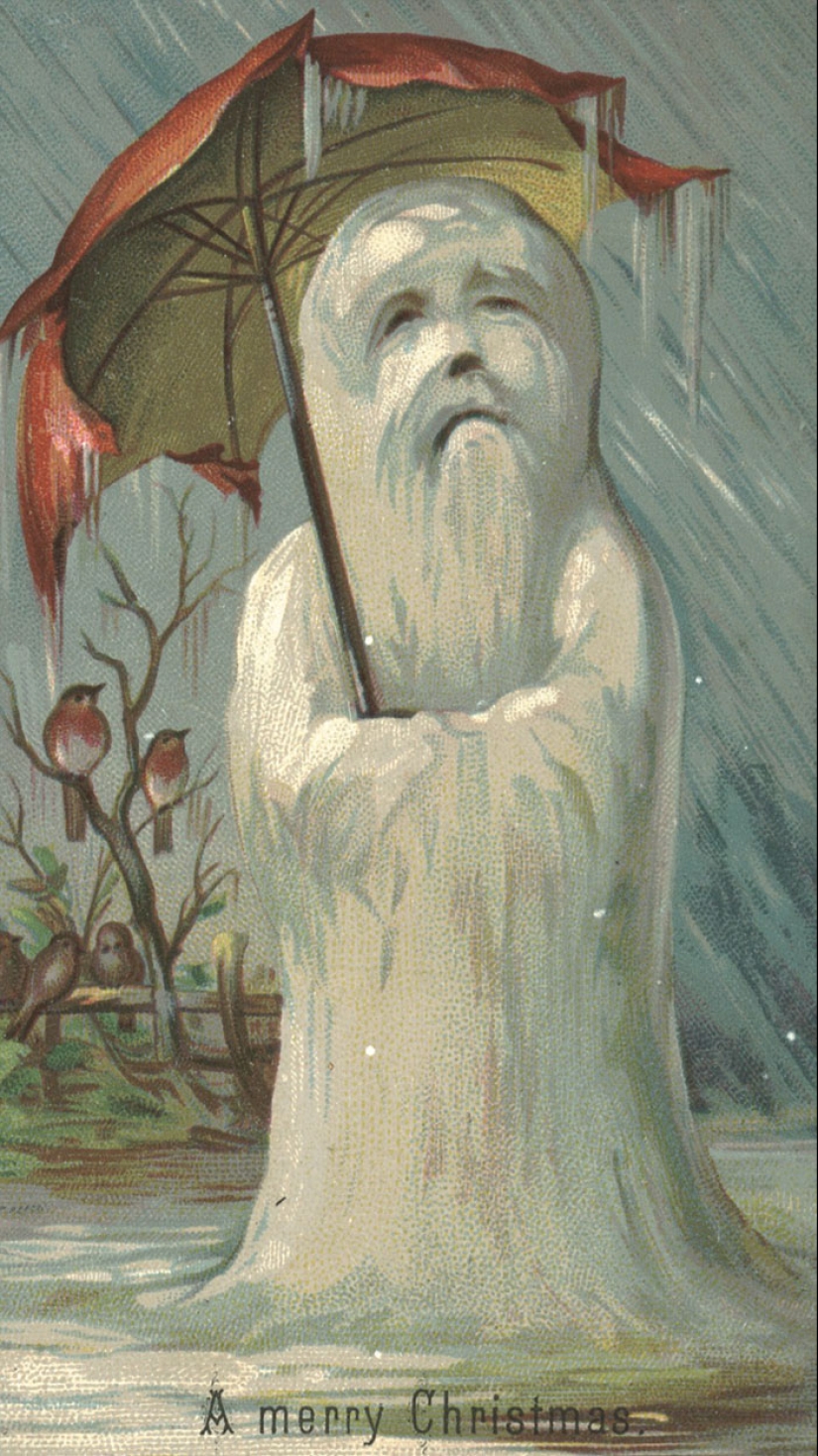 Victorian Christmas cards that will make you doubt the good intentions of the sender