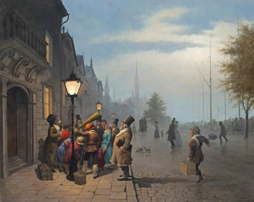 Viejos traviesos del género húngaro virtuoso de la pintura Vida Gabor