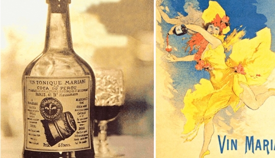 Vin Mariani — wine with cocaine, which was drunk by Popes, writers and politicians Vin Mariani — wine with cocaine, which was drunk by Popes, writers and politicians