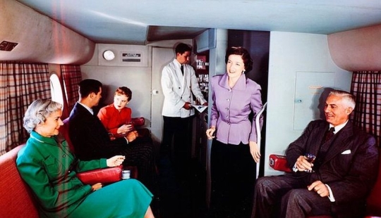 Vintage luxury: as passenger flights looked in the 50s Vintage luxury: as passenger flights looked in the 50s