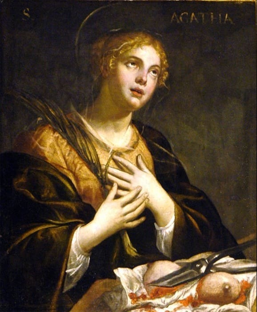 Virgin-Martyr St. Agatha in the paintings of European artists Virgin-Martyr St. Agatha in the paintings of European artists