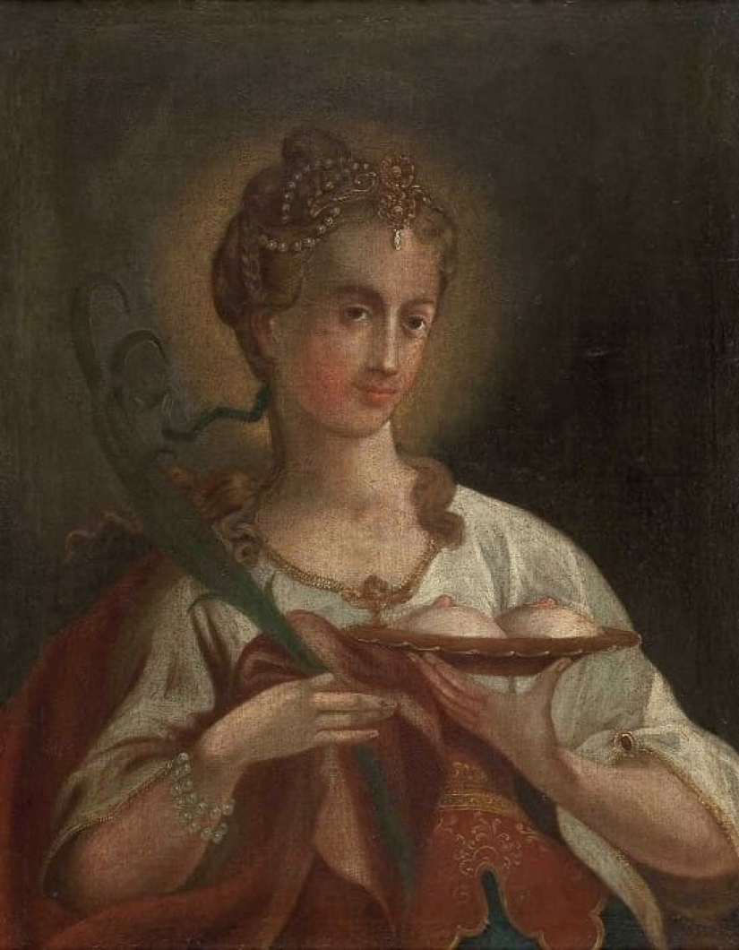Virgin-Martyr St. Agatha in the paintings of European artists Virgin-Martyr St. Agatha in the paintings of European artists