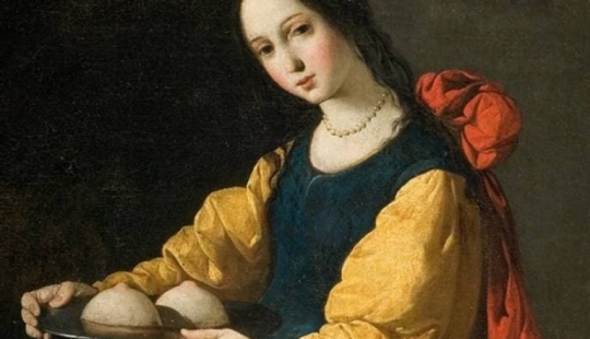 Virgin-Martyr St. Agatha in the paintings of European artists Virgin-Martyr St. Agatha in the paintings of European artists