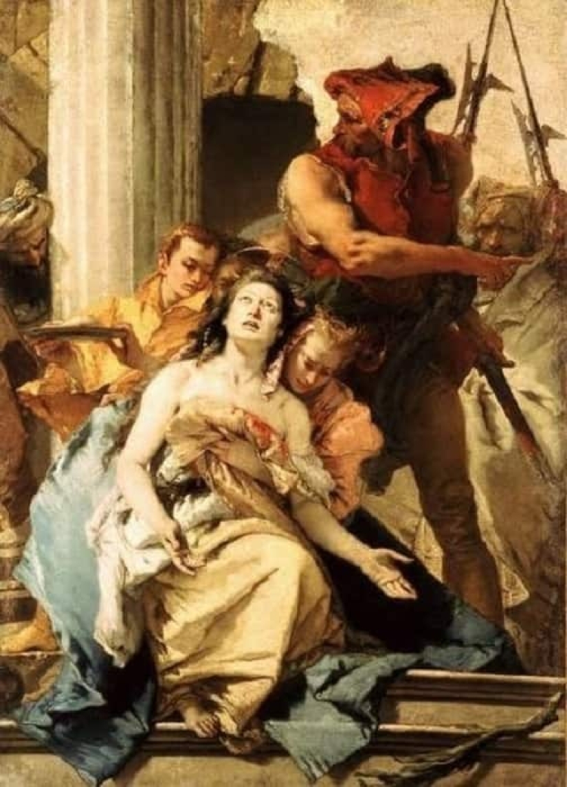 Virgin-Martyr St. Agatha in the paintings of European artists Virgin-Martyr St. Agatha in the paintings of European artists