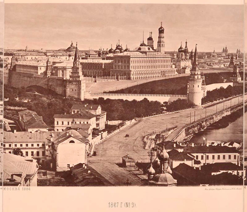 Vista desde la Catedral de Cristo Salvador: cómo era Moscú en 1867