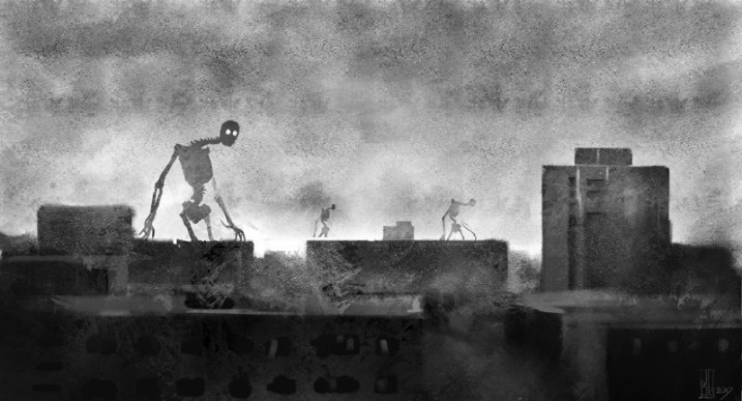 "Visual necromancy": a frightening world of a digital artist Boris rumble "Visual necromancy": a frightening world of a digital artist Boris rumble
