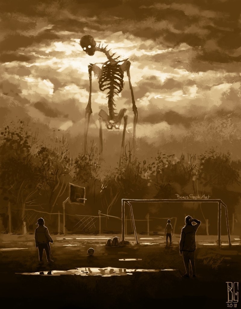 "Visual necromancy": a frightening world of a digital artist Boris rumble "Visual necromancy": a frightening world of a digital artist Boris rumble