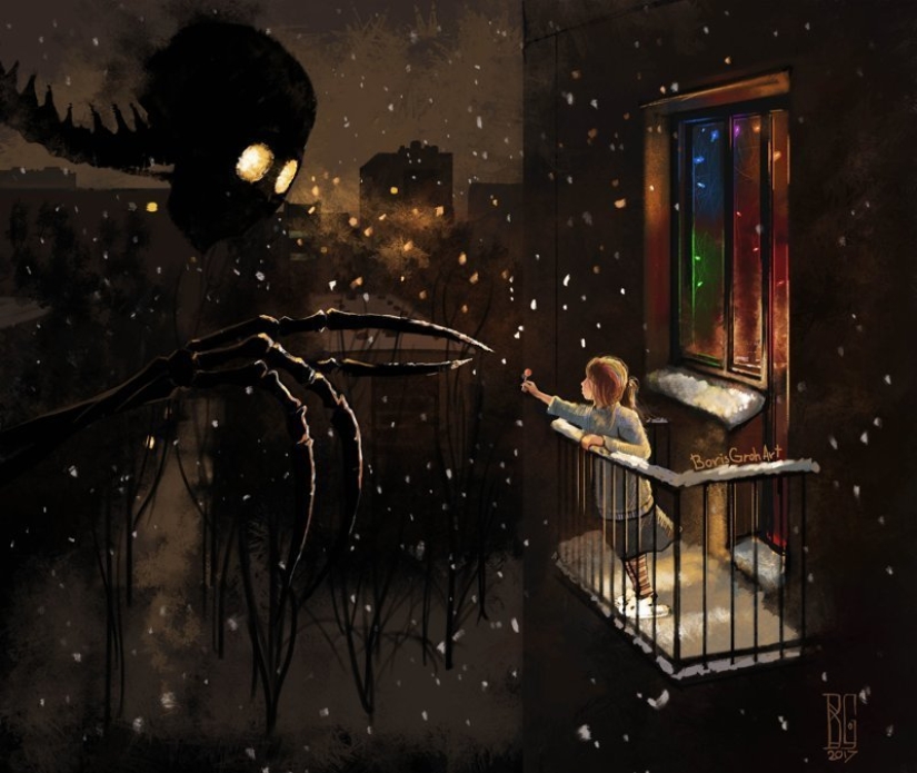 "Visual necromancy": a frightening world of a digital artist Boris rumble "Visual necromancy": a frightening world of a digital artist Boris rumble