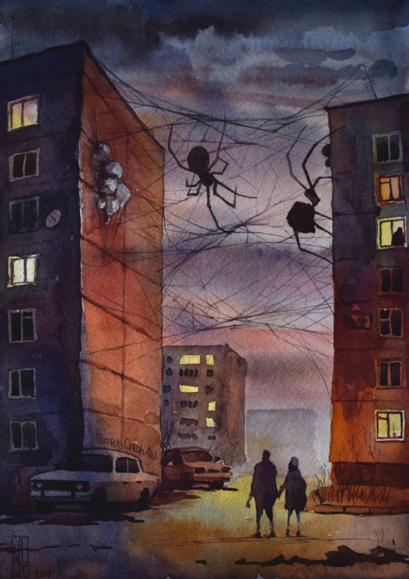 "Visual necromancy": a frightening world of a digital artist Boris rumble "Visual necromancy": a frightening world of a digital artist Boris rumble