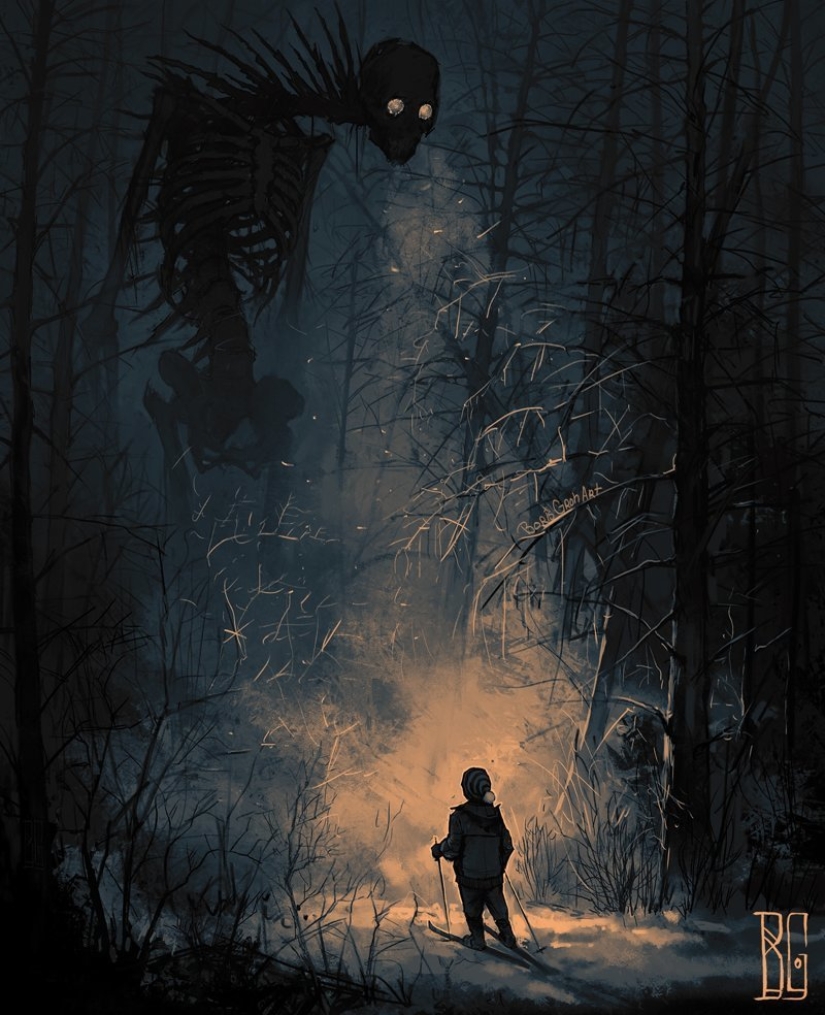"Visual necromancy": a frightening world of a digital artist Boris rumble "Visual necromancy": a frightening world of a digital artist Boris rumble