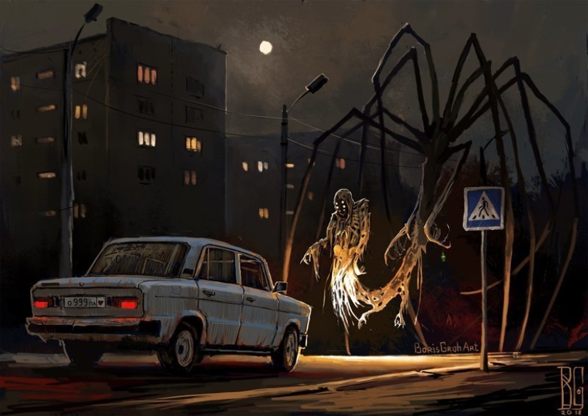 "Visual necromancy": a frightening world of a digital artist Boris rumble "Visual necromancy": a frightening world of a digital artist Boris rumble