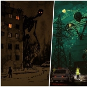 "Visual nigromancia": un mundo aterrador de un artista digital Boris rumble